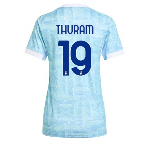 Juventus Khephren Thuram #19 Udebanetrøje Dame 2025-26 Kortærmet